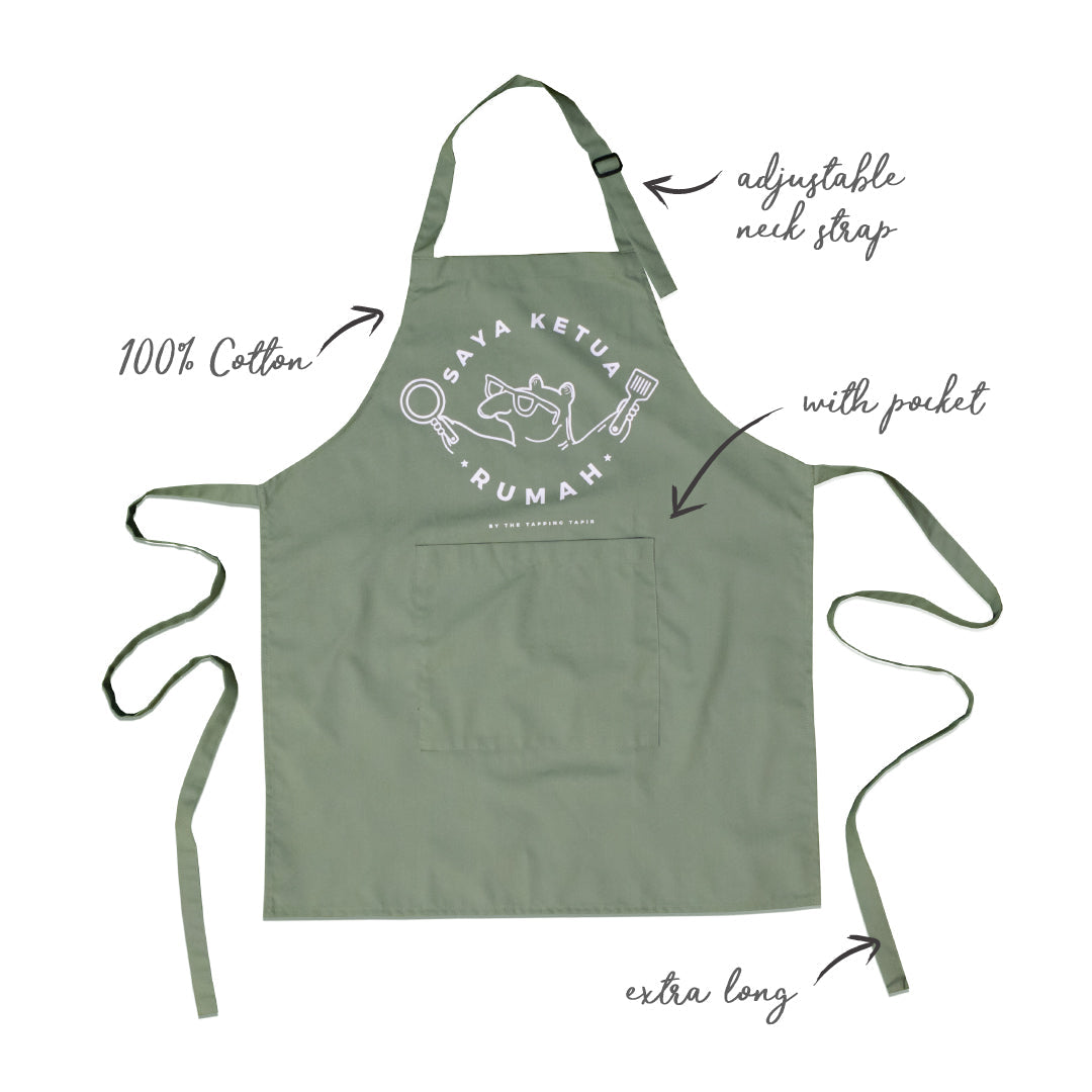 Saya Ketua Rumah Dusty Green Apron