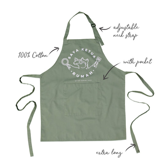 Saya Ketua Rumah Dusty Green Apron